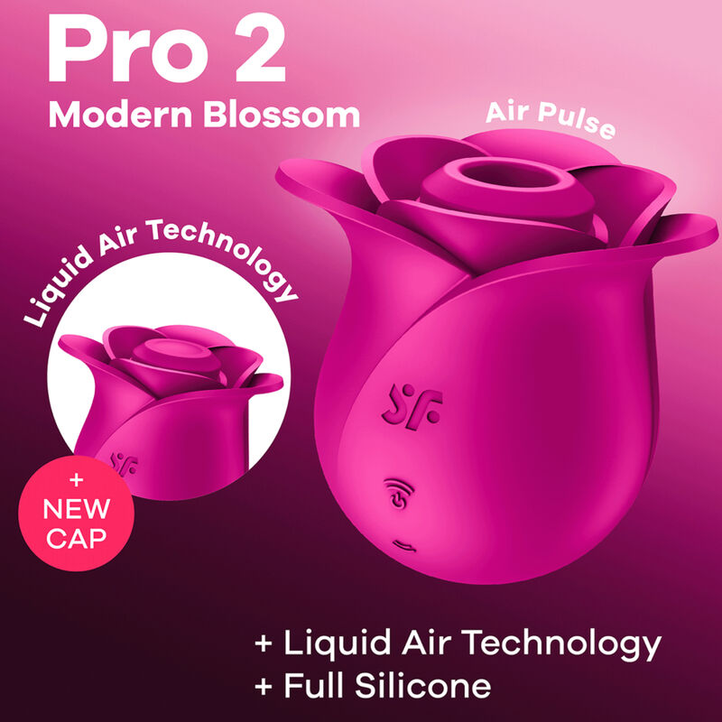SATISFYER - AIR PULSE PRO 2 MODERN BLOSSOM Sensory Device
