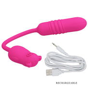 PRETTY LOVE - NOBIKUMA ROSA SILIKON-VIBRATIONSKUGEL