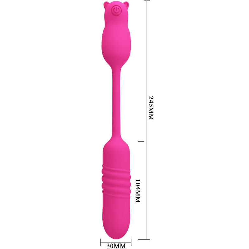 PRETTY LOVE - NOBIKUMA ROSA SILIKON-VIBRATIONSKUGEL