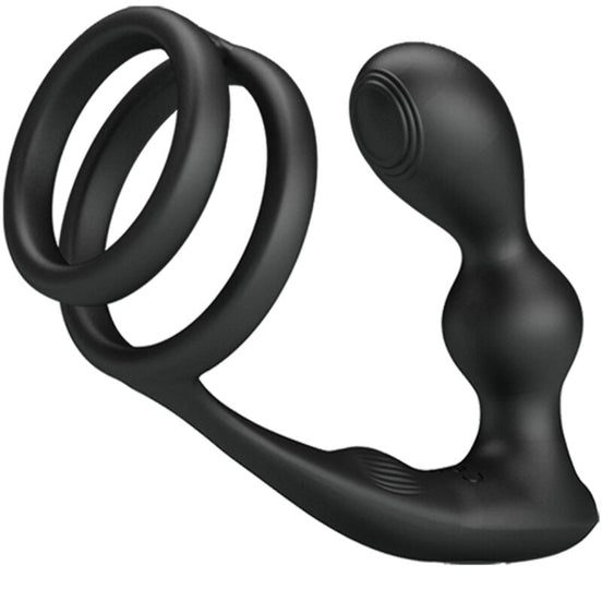 PRETTY LOVE - MARSHALL PENIS RING WITH Sensory DeviceY ANAL PLUG WITH REMOTE CONTROL