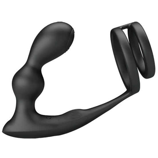 PRETTY LOVE - MARSHALL PENIS RING WITH Sensory DeviceY ANAL PLUG WITH REMOTE CONTROL
