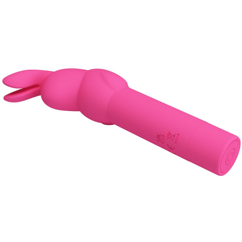 PRETTY LOVE - GERARDO FUSCHIA RABBIT SILICONE Sensory Device