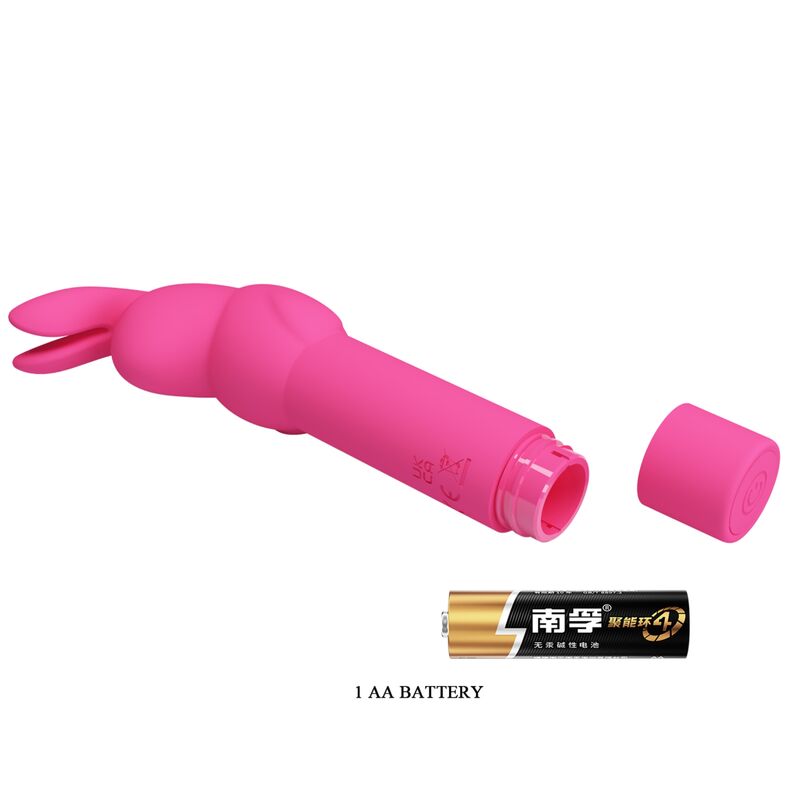 PRETTY LOVE - GERARDO FUSCHIA RABBIT SILICONE Sensory Device
