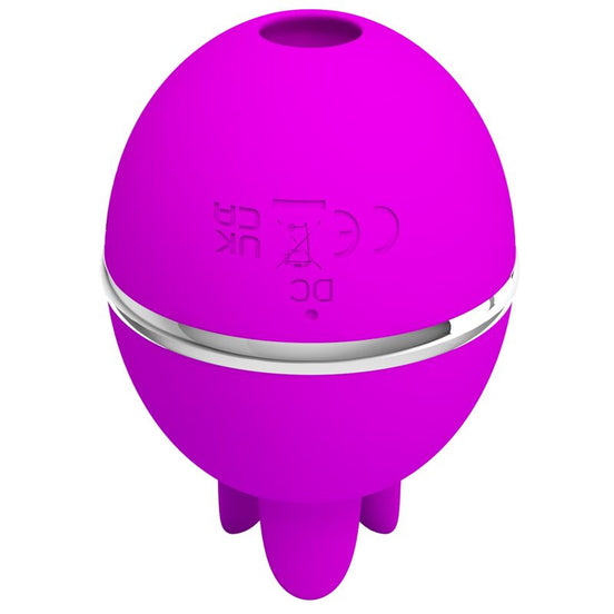 PRETTY LOVE - GEMINI BALL PURPLE ROUND SILICONE Sensory Device