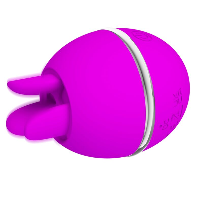 PRETTY LOVE - GEMINI BALL PURPLE ROUND SILICONE Sensory Device