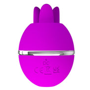 PRETTY LOVE - GEMINI BALL PURPLE ROUND SILICONE Sensory Device