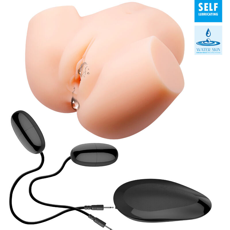 CRAZY BULL - REALISTISCHE VAGINA UND ANUS DOPPELVIBRATION