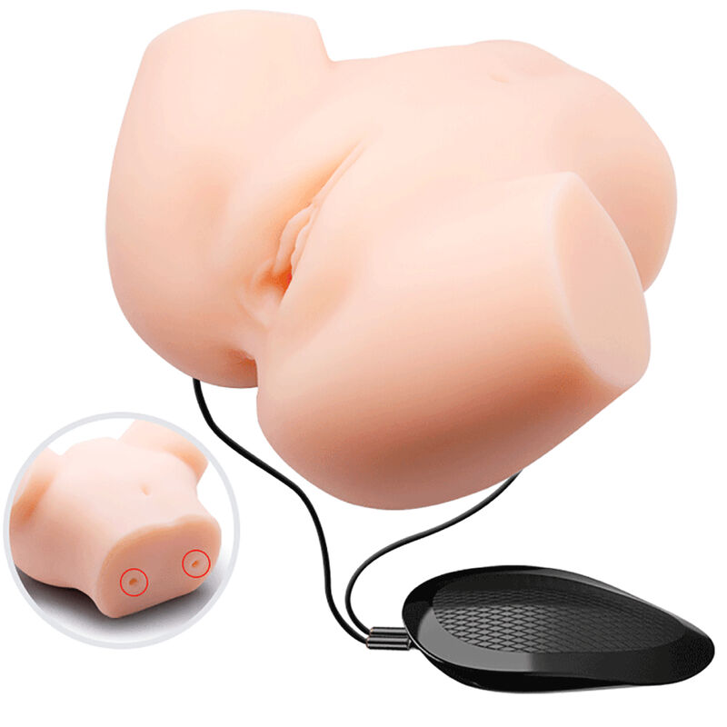 CRAZY BULL - REALISTISCHE VAGINA UND ANUS DOPPELVIBRATION
