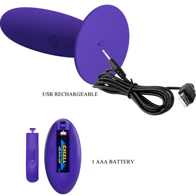 PRETTY LOVE - YOUTH PLUG ANAL Sensory Device FERNBEDIENUNG VIOLET