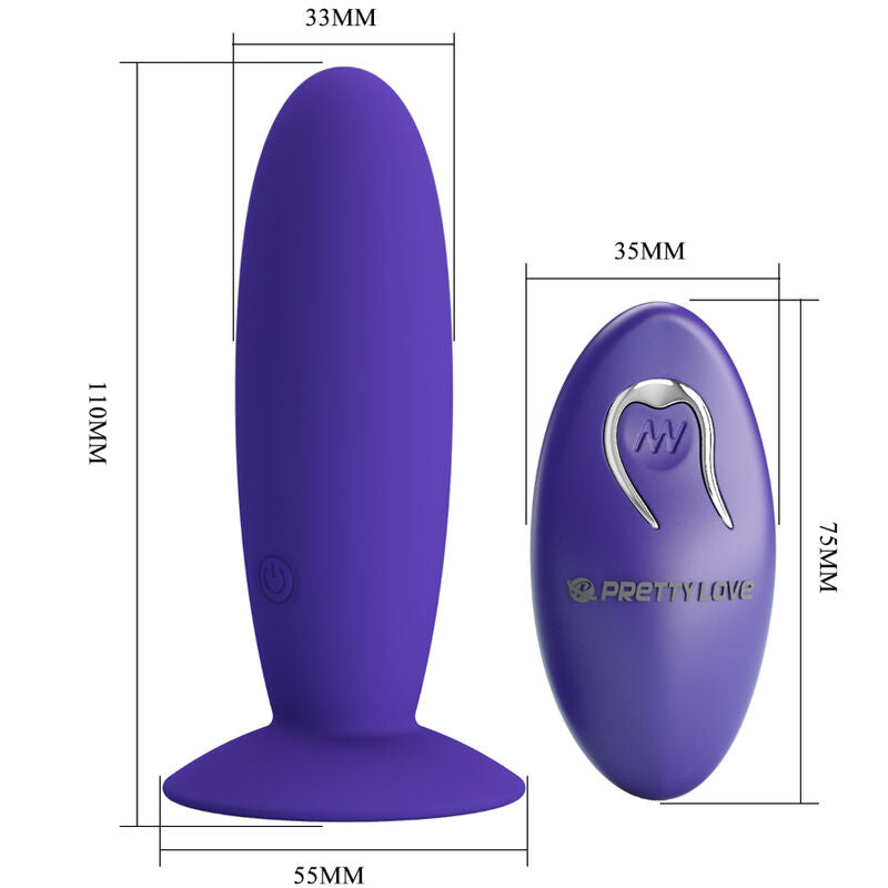 PRETTY LOVE - YOUTH PLUG ANAL Sensory Device FERNBEDIENUNG VIOLET