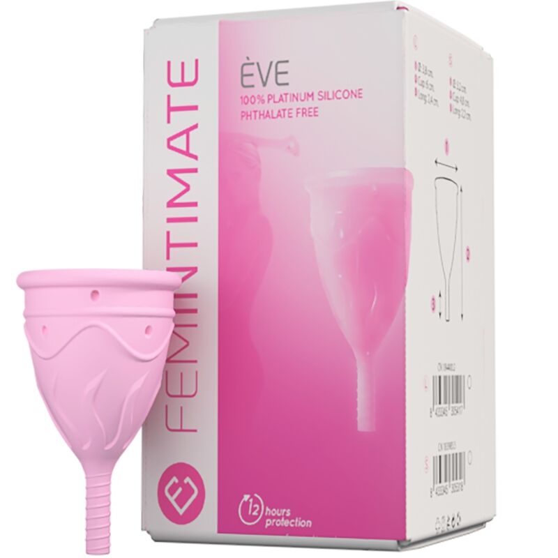 FEMINTIMATE - EVE SILIKON-MENSTRUATIONSKAPPE - GRÖSSE S