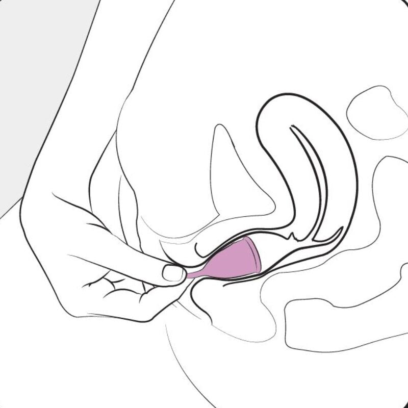 FEMINTIMATE - EVE SILIKON-MENSTRUATIONSKAPPE - GRÖSSE S