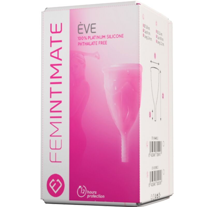 FEMINTIMATE - EVE SILIKON-MENSTRUATIONSKAPPE - GRÖSSE S
