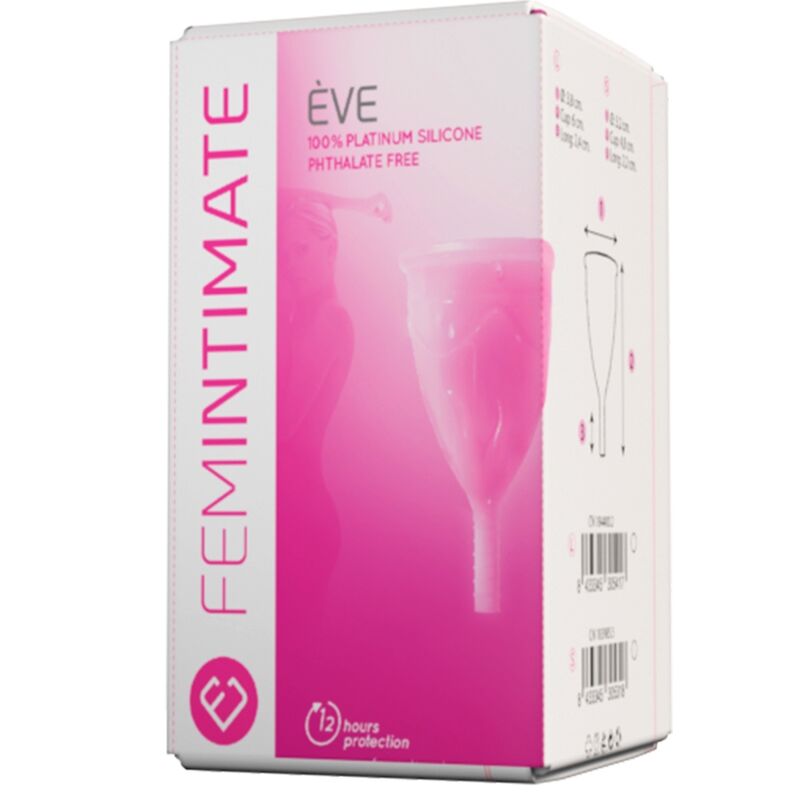 FEMINTIMATE - EVE SILIKON-MENSTRUATIONSKAPPE - GRÖSSE L