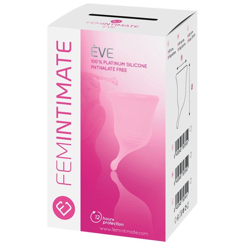 FEMINTIMATE - EVE NEUE MENSTRUATIONSKAPPE AUS SILIKON - GRÖSSE L