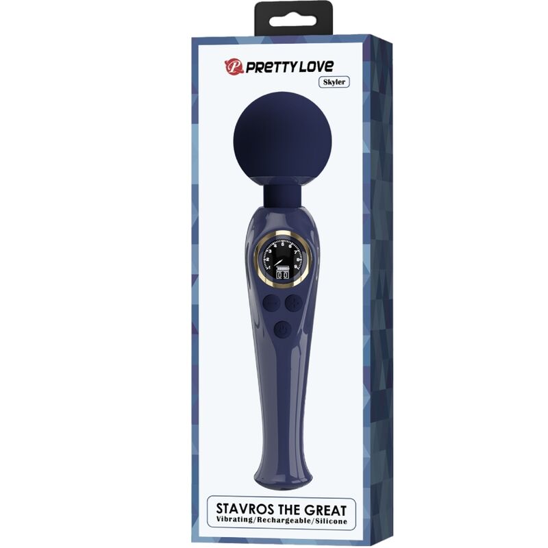 PRETTY LOVE - SKYLER Sensory Device WAND BLUE