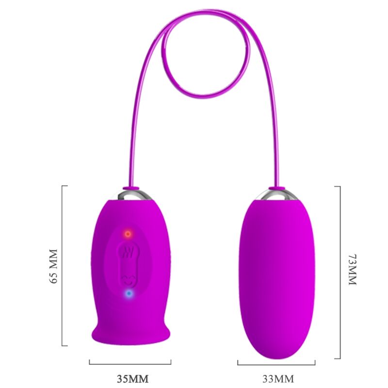 PRETTY LOVE - DAISY DUAL EGG RECHARGEABLE Sensorgerät LILA