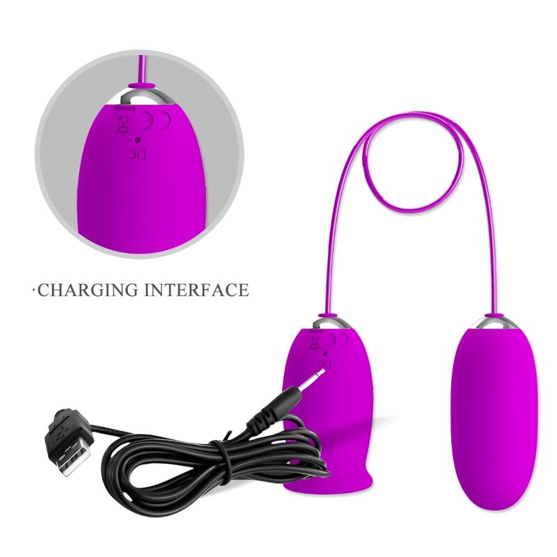 PRETTY LOVE - DAISY DUAL EGG RECHARGEABLE Sensorgerät LILA