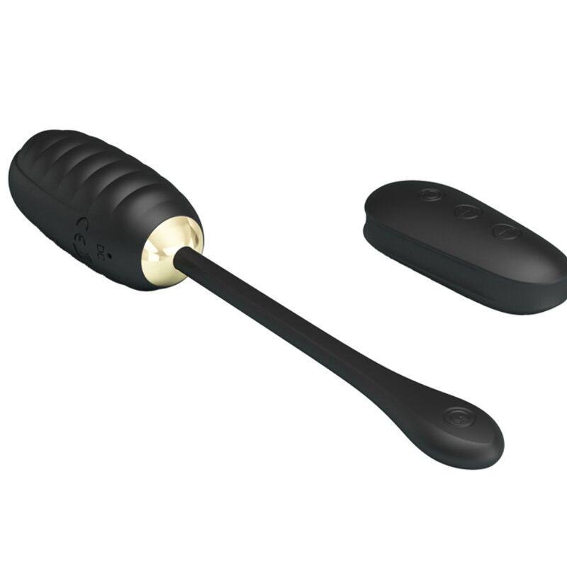 PRETTY LOVE - DOREEN LUXURY WIEDERAUFLADBARES VIBRIERENDES EI SCHWARZ FERNBEDIENUNG