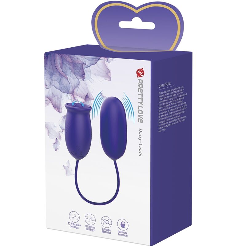 PRETTY LOVE - DAISY YOUTH VIOLET RECHARGEABLE Sinnesgerät STIMULATOR