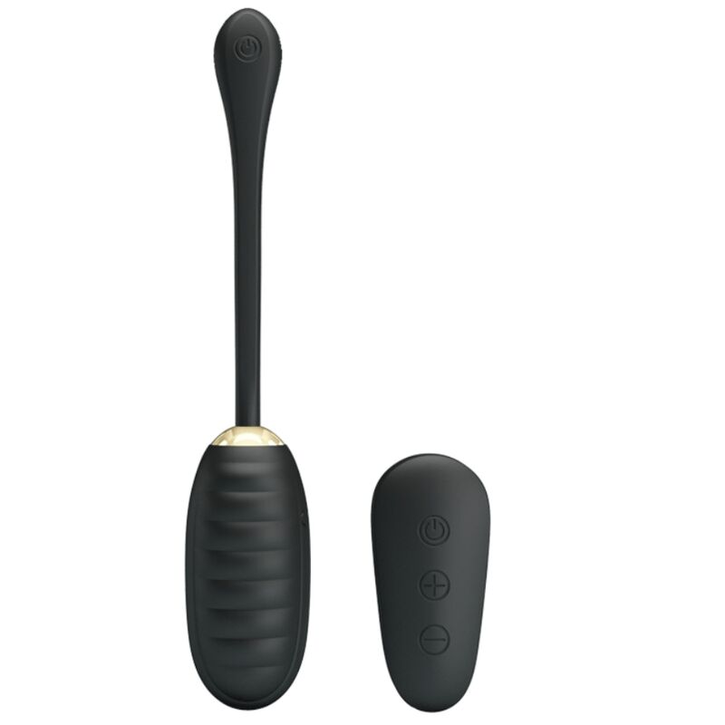 PRETTY LOVE - DOREEN LUXURY WIEDERAUFLADBARES VIBRIERENDES EI SCHWARZ FERNBEDIENUNG