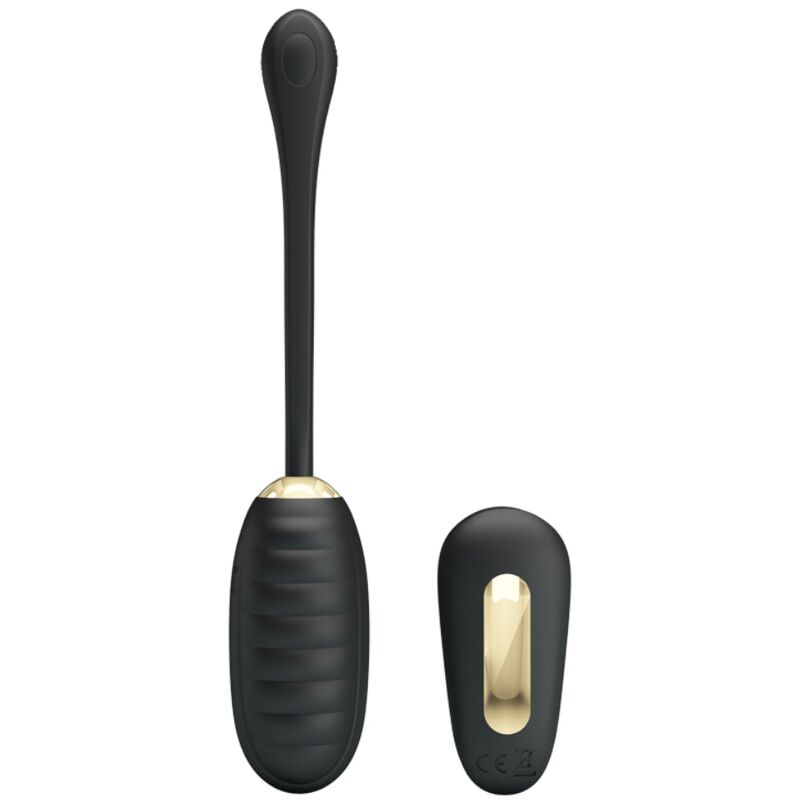 PRETTY LOVE - DOREEN LUXURY WIEDERAUFLADBARES VIBRIERENDES EI SCHWARZ FERNBEDIENUNG