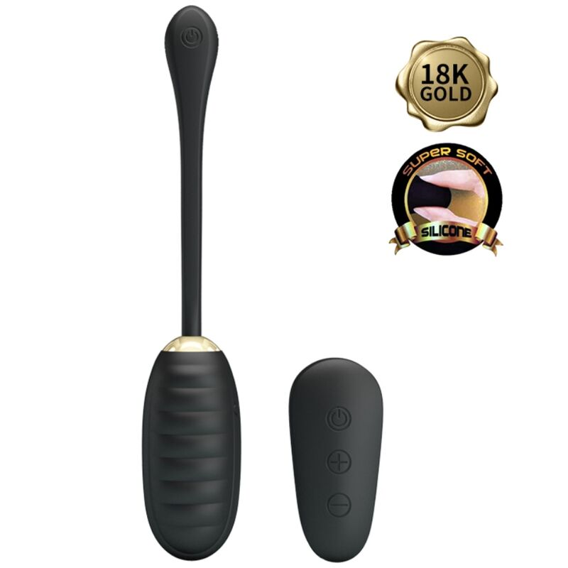 PRETTY LOVE - DOREEN LUXURY WIEDERAUFLADBARES VIBRIERENDES EI SCHWARZ FERNBEDIENUNG