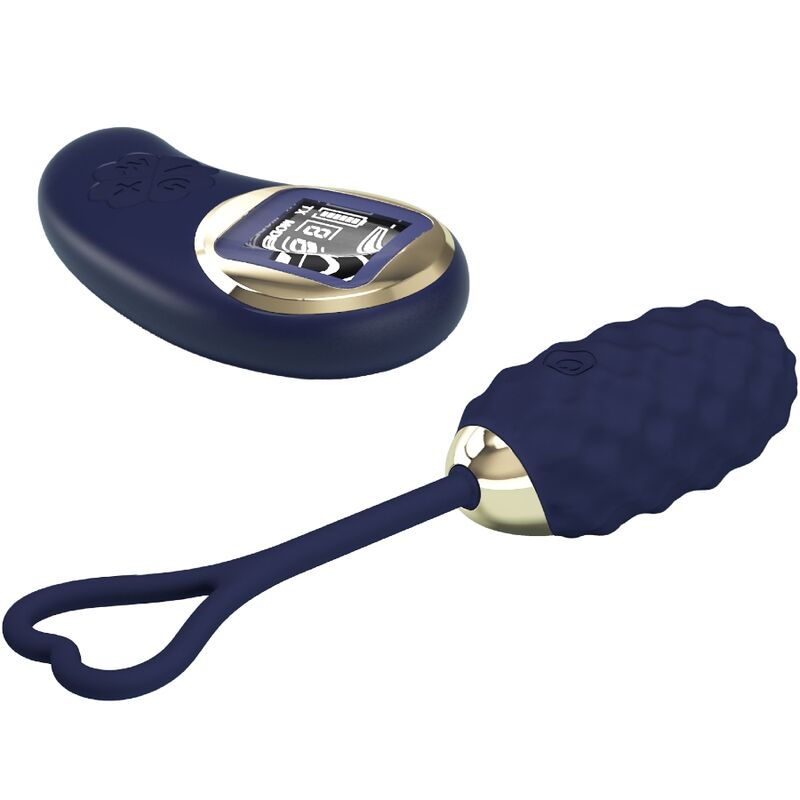 PRETTY LOVE - VIVIAN BLUE VIBRIERENDES EI MIT FERNBEDIENUNG