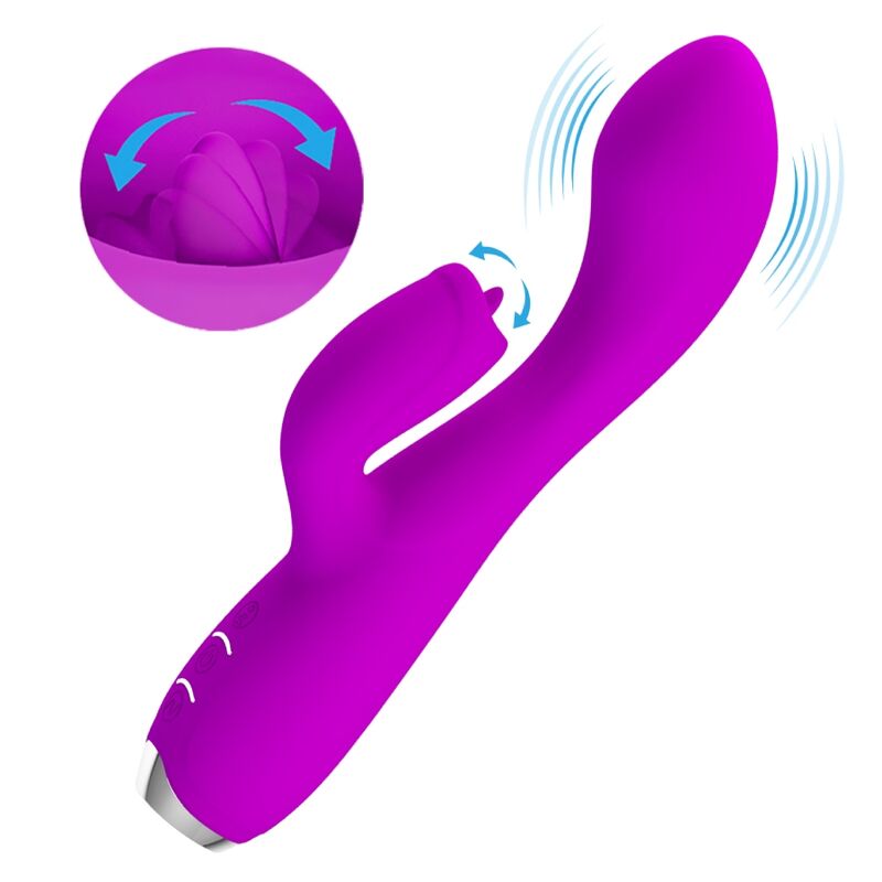 PRETTY LOVE - GLORIA WIEDERAUFLADBARES RABBIT Sensorisches Gerät-WASSERDICHT LILA
