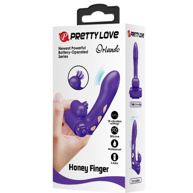 PRETTY LOVE - ORLANDO PURPLE Sensorisches Gerät FINGERHÜLLE