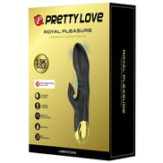 PRETTY LOVE - SCHWARZES WIEDERAUFLADBARES VERGOLDETES LUXUS-Sensorikgerät
