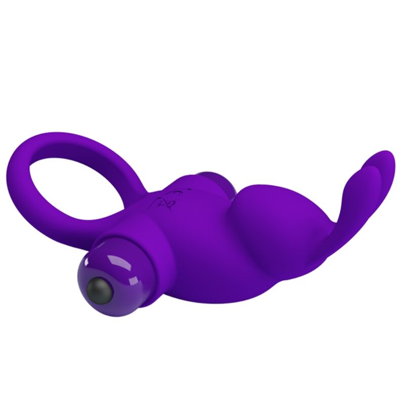 PRETTY LOVE - Sensory Device RING I RABBIT FOR PURPLE PENIS