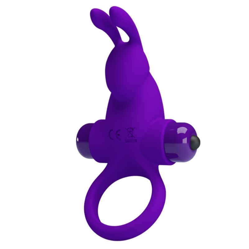 PRETTY LOVE - Sensory Device RING I RABBIT FOR PURPLE PENIS