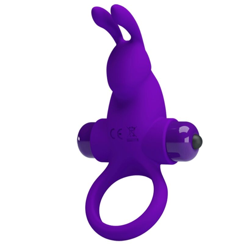 PRETTY LOVE - Sensory Device RING I RABBIT FOR PURPLE PENIS
