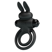 PRETTY LOVE - Sensory Device III RABBIT RING FOR BLACK PENIS