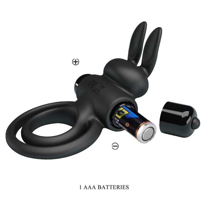 PRETTY LOVE - Sensory Device III RABBIT RING FOR BLACK PENIS
