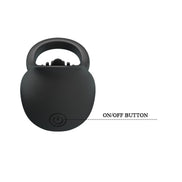PRETTY LOVE - VIBRATING PENIS RING WITH BLACK TONGUE