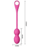 PRETTY LOVE - ELVIRA PINK RECHARGEABLE VIBRATING BALLS