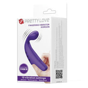 PRETTY LOVE - GORGON PURPLE RECHARGEABLE FINGER Sensory Device