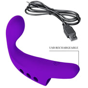 PRETTY LOVE - GORGON PURPLE RECHARGEABLE FINGER Sensory Device