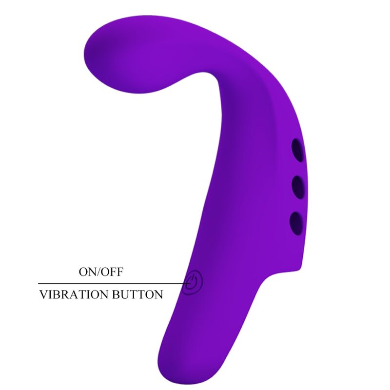 PRETTY LOVE - GORGON PURPLE RECHARGEABLE FINGER Sensory Device