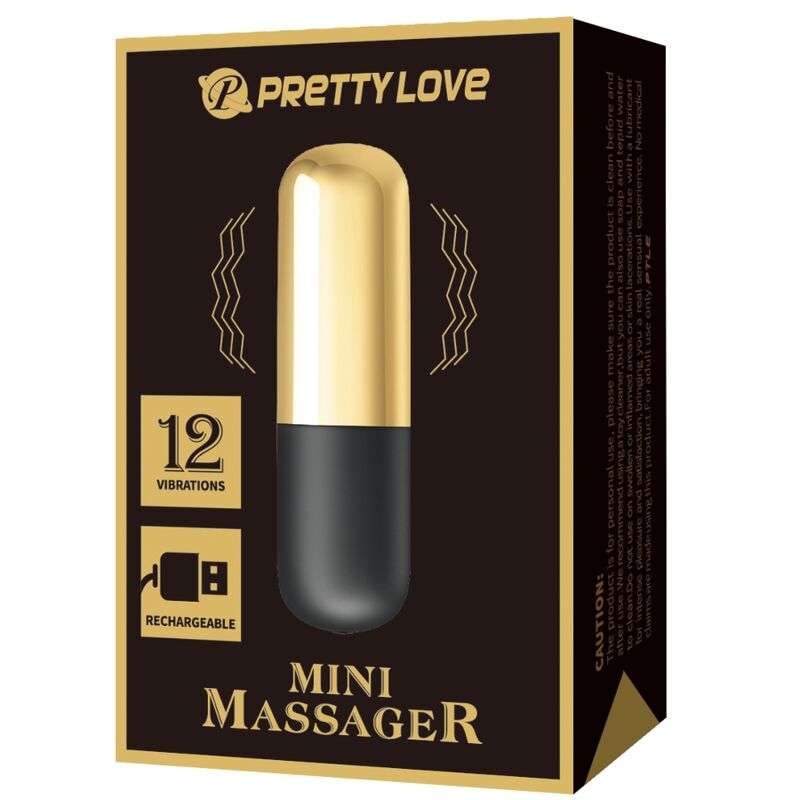 PRETTY LOVE - GOLDEN RECHARGEABLE BULLET Sensorisches Gerät