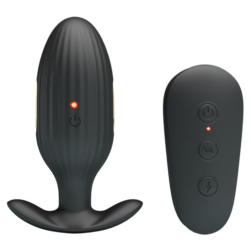 PRETTY LOVE - KELLY PLUG ANAL RECHARGEABLE Sensory Device SCHWARZ