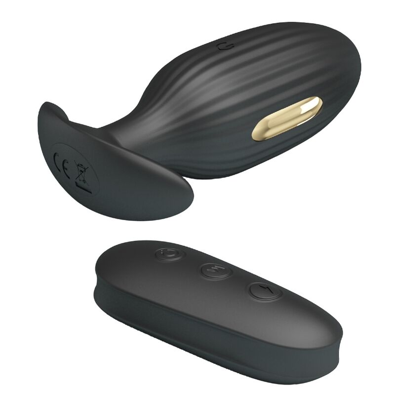 PRETTY LOVE - KELLY PLUG ANAL RECHARGEABLE Sensory Device SCHWARZ