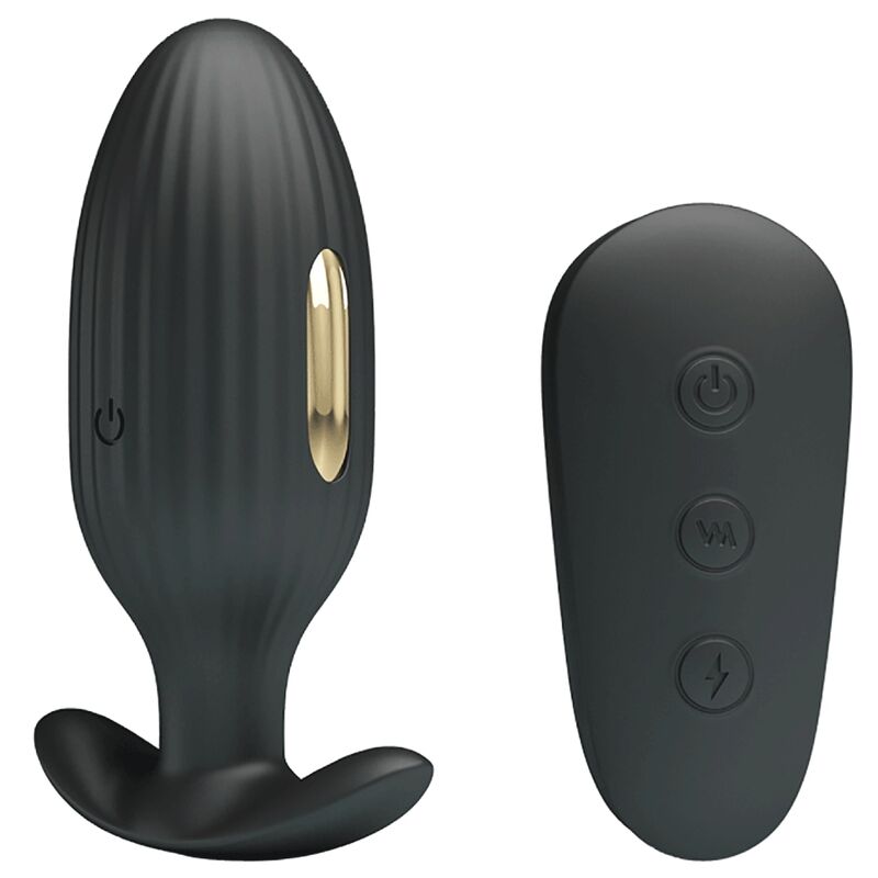 PRETTY LOVE - KELLY PLUG ANAL RECHARGEABLE Sensory Device SCHWARZ