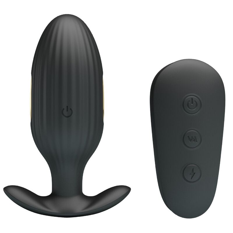 PRETTY LOVE - KELLY PLUG ANAL RECHARGEABLE Sensory Device SCHWARZ