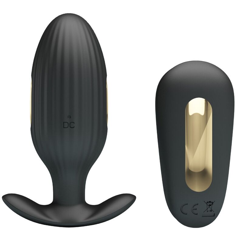 PRETTY LOVE - KELLY PLUG ANAL RECHARGEABLE Sensory Device SCHWARZ