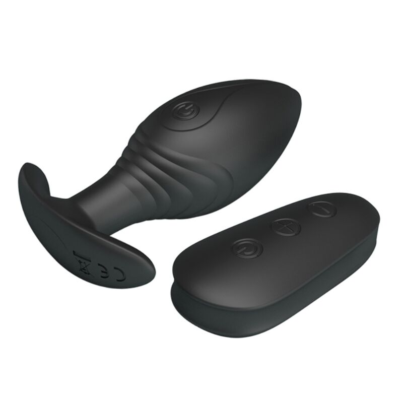 PRETTY LOVE - REGINA ANAL PLUG RECHARGEABLE Sensory Device BLACK
