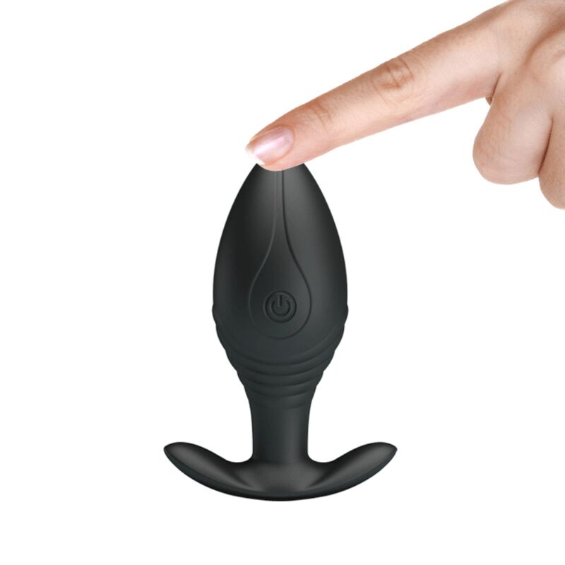 PRETTY LOVE - REGINA ANAL PLUG RECHARGEABLE Sensory Device BLACK
