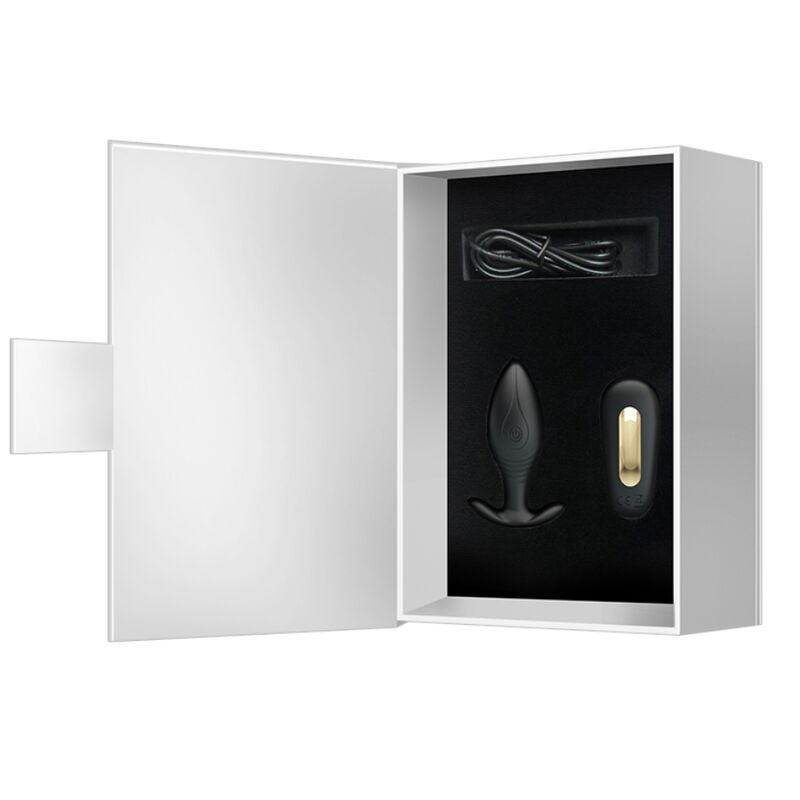 PRETTY LOVE - REGINA ANAL PLUG RECHARGEABLE Sensory Device BLACK
